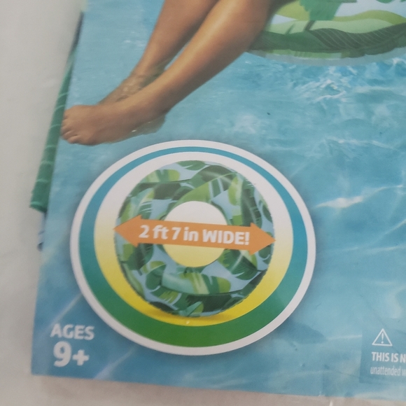 Play Day Inflatable Tropical Swim Tube Pool Float - Picture 5 of 6